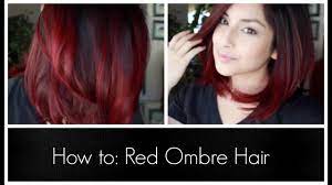 Red ombre hair is an ombre style that features at least two color combination with red being one of the main colors. How To Red Ombre Hair Youtube