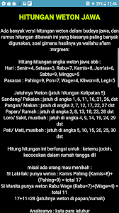Hitungan kecocokan weton jodoh berdasarkan tanggal lahir. Weton Jodoh Ketemu 29 Masnurul