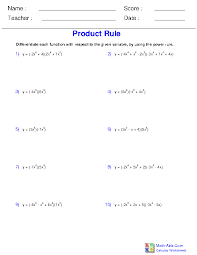 You may open the file and print or download and save an electronic copy and use when needed. Calculus Worksheets Differentiation Rules For Calculus Worksheets Calculus Basic Algebra Worksheets Quotient Rule