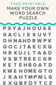 Make your crossword puzzle here. Word Search Puzzle Generator Create And Print Fully Customizable Puzzles With This Free Generator En Create Word Search Word Search Maker Make A Word Search
