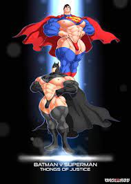 Batman v Superman – Thongs of Justice gay porn comic - the best cartoon porn  comics, Rule 34 | MULT34