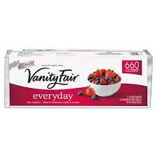 Vanity Fair Lunch Napkins 2 Ply White 660ct Costco 12 50 Vanity Fair Napkins Vanity