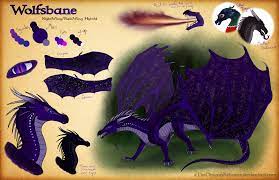 Wolfsbane Reference Sheet By Xthedragonrebornx Wings Of Fire Wings Of Fire Dragons Fire Dragon
