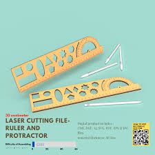 Ruler And Protractor Laser Cutting Cnc Design Facebook