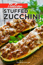 Stuffed Zucchini Recipe In 2020 Zucchini Ground Beef Recipe Zucchini Boats Recipe Ground Beef Ground Beef Recipes Easy