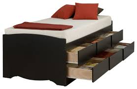 Twin platform storage bed with 6 drawers. Prepac Tall Twin 6 Drawer Platform Storage Bed Traditional Kids Beds By Beyond Stores Houzz