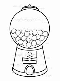 Gumball Machine Coloring Page Elegant Gumball Machine Coloring Page Picture I M Going To Use This To Ma Bubble Gum Machine Gumball Machine Heart Coloring Pages