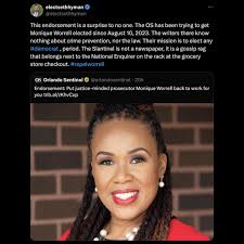 I was never promised anything in return for dropping out of the race for  State Attorney. My clear purpose in running was to stop Monique Worrell  from being re-elected and I made