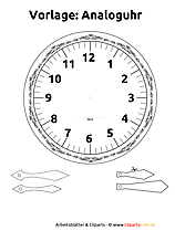 Zifferblatt uhr vorlage — zifferblatt uhr basteln zum. 10 Uhren Und Uhrzeit Arbeitsblatter Cliparts Bilder Grafiken Kostenlos Gif Png Jpg