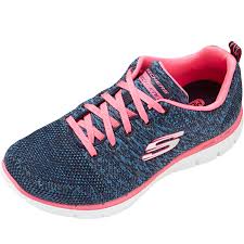 Die hochentwickelten schuhe, die teilweise in. Skechers Sneaker Flex Appeal 2 0 High Energy Mesh Memory Foam Sohle Fur Damen Dunkelblau Pink 39 Galeria Karstadt Kaufhof