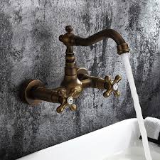 antique inspired bathroom sink faucet