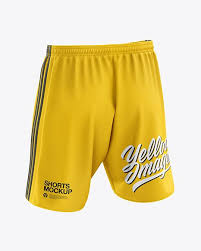 Men S Soccer Shorts Mockup Back Half Side View In Apparel Mockups On Yellow Images Object Mockups Soccer Shorts Design Mockup Free Clothing Mockup