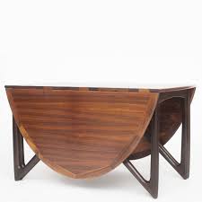Furniture Vintage Look Modern Round Oak Gateleg Drop Leaf Dining Table With Wooden Base Painted Dining Table Dining Table Legs Antique Drop Leaf Dining Table