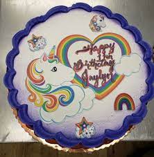 Calumet Bakery Rainbow Edible Image Unicorn Cake Calumet Bakery Bakery Unicorn Cake