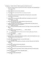 Bus Sys Chapter 8 Reading Quiz Docx 3 1 Chapter 8 Reading Quiz 1 The Onstar System From General Motors Is An Example Of Telemetry A True 2 Wireless Is Course Hero