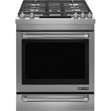 The downdraft was on the opposite side i had thought maybe the dual fuel kitchenaide but will the fact that you have to instal a gas line along with everything else make this even more complicated. Jenn Air 30 Inch Slide In Dual Fuel Range With Durafinish Protection 30 Inch Slide In Dual Fuel