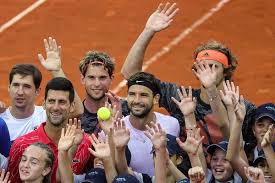 Wimbledon 2018 novak djokovic son stefan all england club kids rules. After Virus Tests Djokovic Is Criticized For Holding Exhibition The New York Times