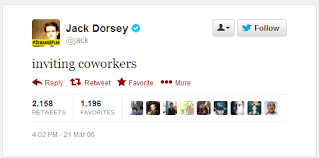 The tweet was bought using ether cryptocurrency and had a final bid of $2.9 million. Jack On Twitter Inviting Coworkers