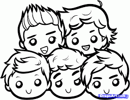 One direction drawing step by step. Drawing Simple Harry Styles Cartoon Drawing