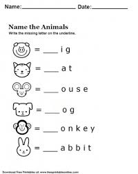 name these animals worksheet free printables online