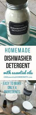 Diy Natural Dishwasher Detergent Natural Dishwasher Detergent Diy Natural Products Diy Essential Oil Recipes