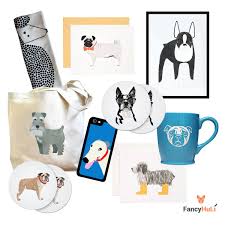 Delightful logos and sayings printed based on your preferences! Modern Dog Themed Gifts And Decor From Fancy Huli