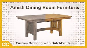 Stunning and stylish dining room buffet ideas. Amish Dining Room Furniture Custom Ordering With Dutchcrafters Youtube