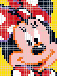 Pixel Disney Quercetti Bandeira De Balao Desenhos Ponto Cruz Ponto Cruz Infantil