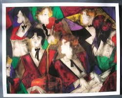 Large High Quality Linda Le Kinff Serigraph Or Lithograph Pencil Signed Still Life Art Serigraph Impressionism