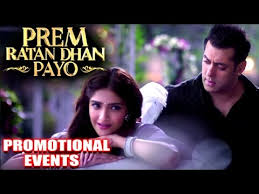 Prem Ratan Dhan Payo Movie Promotional Events Salman Khan Sonam Kapoor Youtube