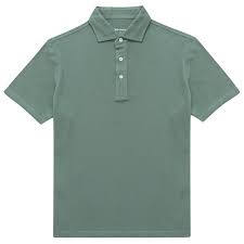 Unless you're wearing one when you go to the store. Sage Green Polo Shirt Collar
