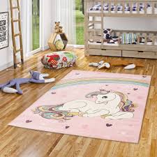 Unser teppichboden wellen glätten produkttest hat zum vorschein gebracht, dass die qualitätsstufe des analysierten testsiegers das testerteam besonders überzeugt hat. Kinder Teppich Maui Kids Einhorn Pastell Rosa Bunt