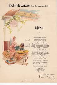 Menu 13 04 1906 Rocher De Canale Ghent Belgium Booktower Menu Cartes De Menu Menus