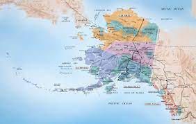 This map shows cities, towns, counties, interstate highways, u.s. Alaska Map