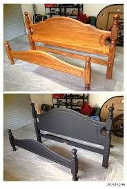 old wooden bed oldwoodenbed decided to paint my boring old wooden bed matte black black wood bed frame painted bed frames wooden bed