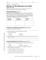 Aims of your atomic structure review worksheet answer key. Section 4 2 The Structure Of An Atom