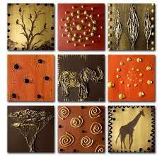 African Puzzle Original Artwork 50 Off Canvas Paintings African Wall Art African Decor African Decor Living Room