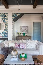 A Guide To Saving Big On All Things Anthropologie Home Addison S Wonderland Living Room White Brown Walls Living Room Brown And Blue Living Room