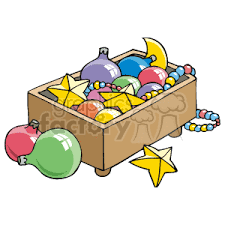 Free cliparts that you can download to you computer and use in your designs. Box Of Mixed Christmas Decorations Clipart Commercial Use Gif Wmf Svg Clipart 143609 Graphics Factory