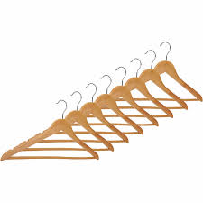 A scarf organizer or belt organizer helps stop the mad dash to get dressed & search for accessories. Number 8 Wooden Coat Hangers Laundry Mitre 10