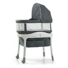 The graco dream suite bassinet has a little something for everyone, and is certain to keep both the caster wheels are perfect for moving between room, or simply out of the parents bedroom. Amazon Com Graco Sense2snooze Bassinet With Cry Detection Technology Baby Bassinet Detects And Responds To Baby S Cries To Help Soothe Back To Sleep Ellison Baby