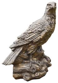 You'll find new or used products in eagle statue on ebay. Jim S Otisco Concrete Eagle Statue In Two Tone Brassy Bronze Finish Contemporary Garden Statues And Yard Art By Svj Creative Designs Houzz