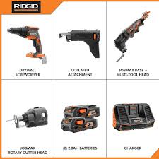 Check spelling or type a new query. Power Tools Ridgid Drywall Screwdriver 18v Cordless Multitool Rotary Cutter Battery Charger Home Garden