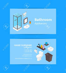 Furniture shop furniture visiting card. Vector Business Card Template For Bathroom Appliances And Furniture Royalty Free Cliparts Vectors And Stock Illustration Image 101918477