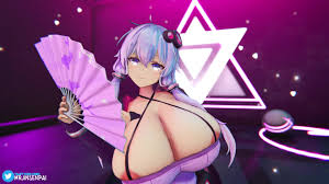 MMD] Yuzuki Yukari (寄明月) (Moonlight thoughts)｜俺の3Dエロ動画