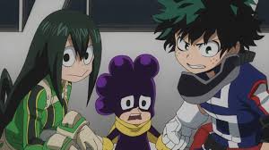 1 canon 1.1 entrance exam arc 1.2 quirk apprehension test arc 1.3 battle trial arc 1.3.1 two heroes 1.3.2 heroes rising 2 fanon 3 fandom 4 lists 5 trivia 6 gallery 7 videos 8 variations 9 navigation izuku and ochako first met before the actual exam took place. Review My Hero Academia Episode 10 Encounter With The Unknown Derek Mcgrath