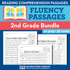 2nd grade printable fluency and reading comprehension passages etsy