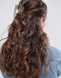 Glamorous Leopard Print Bulldog Hair Clip Clip Hairstyles Hair Styles Curly Hair Styles