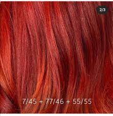 Pin By Joyce Bailey On Colour Hair Color Formulas Red Hair Formulas Wella Hair Color