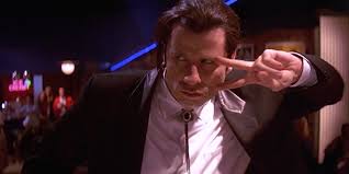 Movie containing lots of killing, cussing, drug use, and samuel l. 20 Things You Never Knew About Pulp Fiction Beyond The Box Office Zimbio
